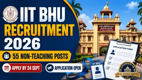 IIT BHU Non Teaching Recruitment 2026 for 55 Group B and Group C vacancies